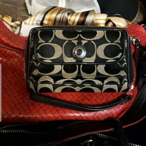 Black coach wallet